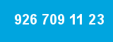 926 709 11 23 926 709 11 23